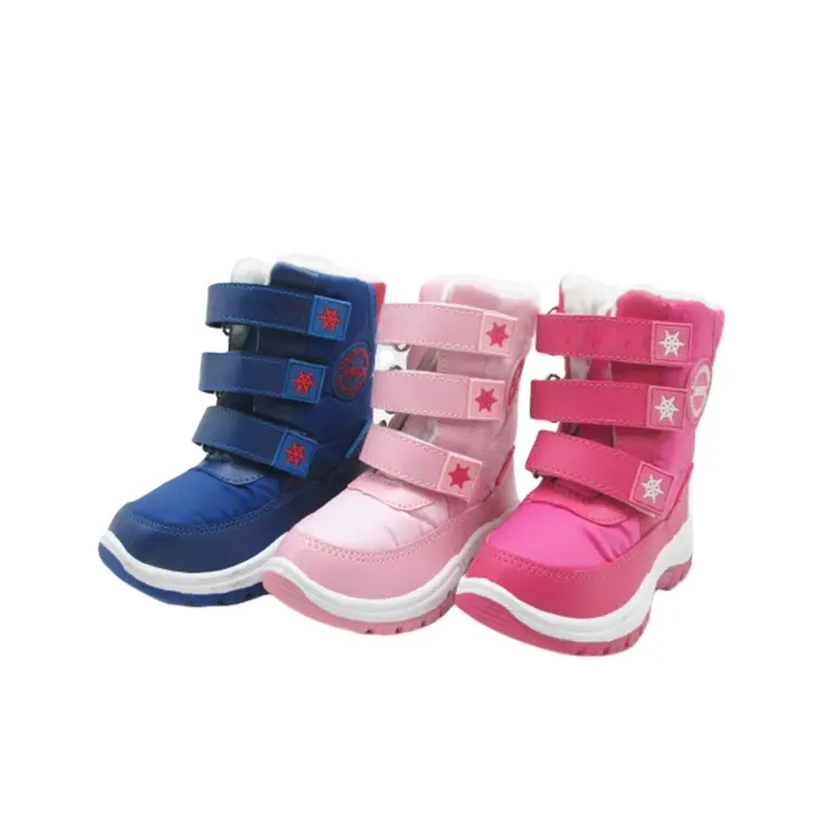 Kids winter shoes children warm boot oxford fabric Waterproof snow boots