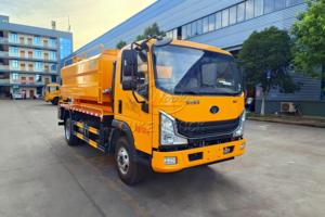 รถดูดสิ่งปฏิกูลแบบเจ็ท 4x2 ยี่ห้อซิโนทรัค รุ่น M3 ขนาดถัง 10 ลูกบาศก์เมตร ผลิตตามสั่งจากโรงงาน, รถทำความสะอาดท่อระบายน้ำและถังบำบัดน้ำเสีย ยี่ห้อเว่ยไช่ พาวเวอร์ - Product Image 4