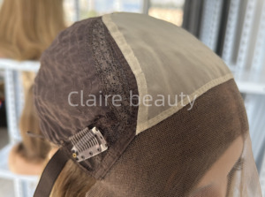 Perruque Juive à Cheveux Humains Vierges Ombré Blond, Dentelle HD à Cuticules Alignées, Perruque Juive à Top en Dentelle Casher pour Femmes - Product Image 3