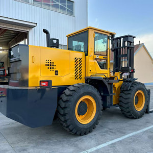 Carretilla elevadora todoterreno diésel de 7 toneladas de alta calidad compatible con EPA EA 4WD para todos los terrenos accidentados producto de combustión interna - Product Image 1