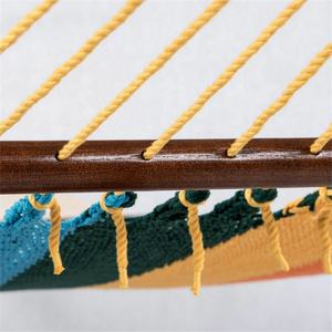 Amaca pieghevole in legno di Caraibi di grandi dimensioni in corda di poliestere 100% - Product Image 5