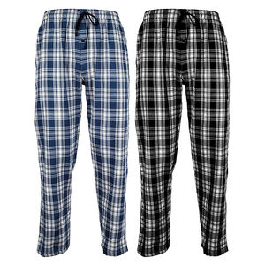 Pantalon de pyjama en flanelle à carreaux, doux et personnalisé pour hommes, vente en gros - Product Image 2