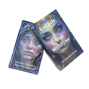 Impresión personalizada Tarot Oracle Cards Eco-Friendly Positive Affirmation Deck Paper Tarot Cards con tapa y caja base - Product Image 2