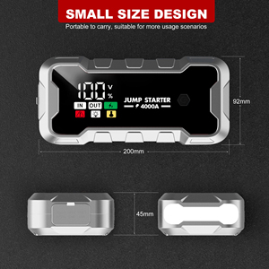 Arrancador de Baterías Portátil con Supercondensador de 4000A para Autos y Camionetas con Pantalla LCD y Carga Rápida - Product Image 2