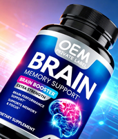 Complément alimentaire de haute qualité, nootropiques, capsules pour booster le cerveau, concentration, concentration accrue, bonne mémoire, capsules pour améliorer le cerveau