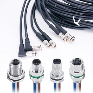 Circular Waterproof M5 M12 Sensor Connector M8 Female Pcb Connector 3pin 2pin M8 Circular Metric Connectors 3pins M8 - Product Image 3