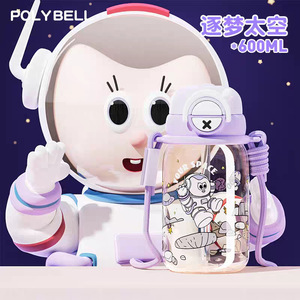 Polybell Fantasy Forest 600Ml Ppsu Water Bottle For Children Bpa Free - Product Image 2