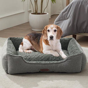 Manufacturer Wholesale Soft <b>Plush</b> Fluffy <b>Cat</b> Dog Warm Bed - Product Image 1