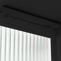 Gabinete de Pared Moderno de Dos Puertas con Puertas de Vidrio de 23.62 Pulgadas, con Almacenamiento Cerrado de Dos Niveles, Toallero, para Sala de Estar o Baño