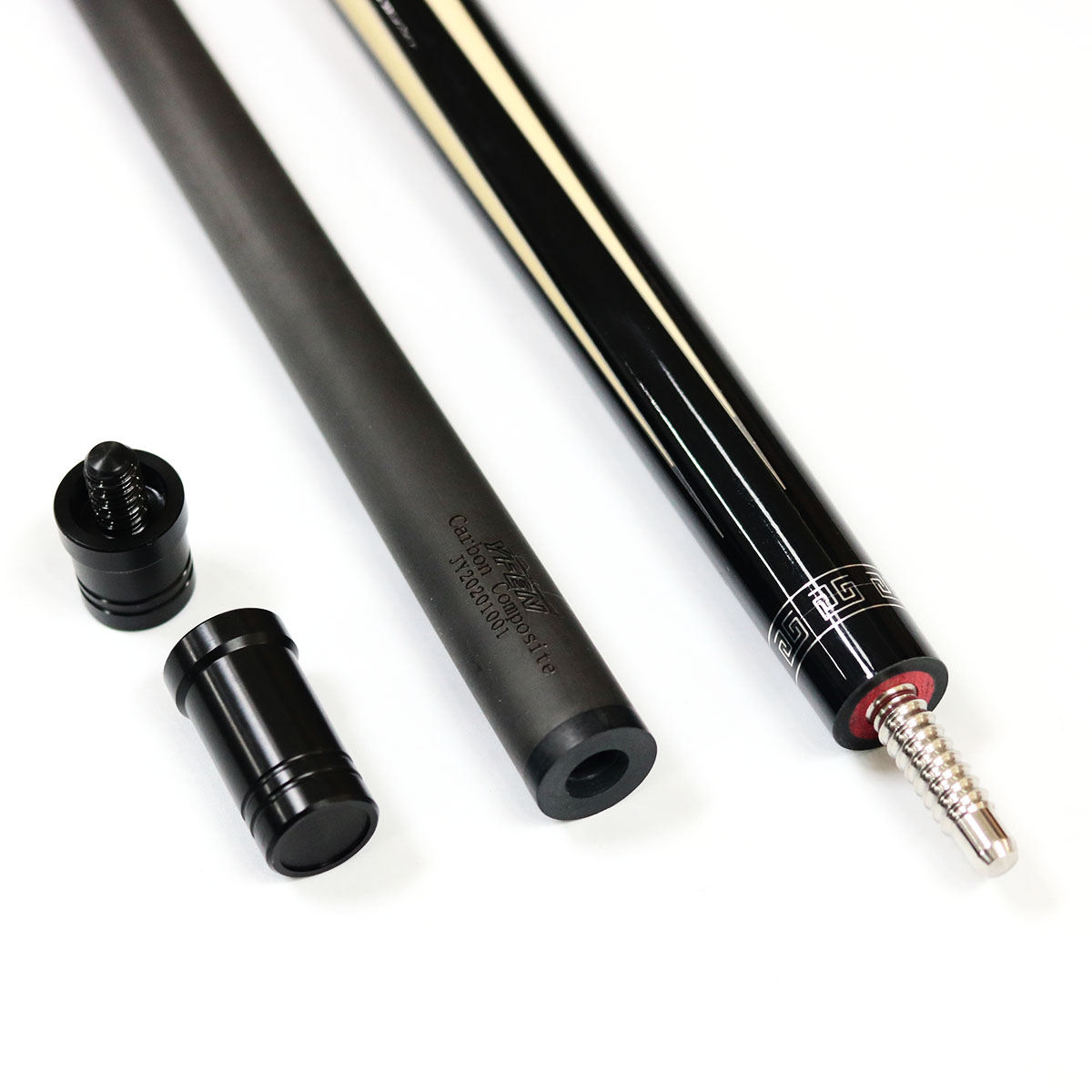 ビリヤード Yfen Carbon Fiber Cue Wavy Joint READYSTOCKAKUSARA YFEN Carbon Cue NEW - Wavy Joint - Carbon