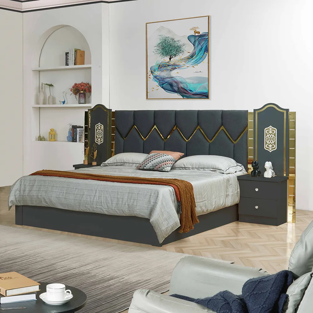 Bedroom Furniture Hotel Rooms Apartments Guesthouses Dressers Nightstands Master Bedroom Double Queen Beds Wardrobes