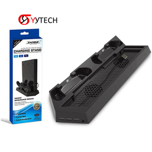 SYYTECH-controlador de consola de juegos multifunción, ventilador de refrigeración, soporte de carga para <span class=keywords><strong>PS4</strong></span> Pro, accesorios delgados - Product Image 1