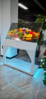 Kiosco OLED Transparente Horizontal de 55 Pulgadas, 2K, Táctil de 10 Puntos, 43% de Transmitancia, Android/PC con SDK para Tiendas Minoristas