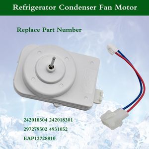 Moteur de ventilateur de condenseur de <span class=keywords><strong>réfrigérateur</strong></span> 242018304 242018301 compatible avec le <span class=keywords><strong>réfrigérateur</strong></span> Crosley <span class=keywords><strong>Electrolux</strong></span> Ken-more, remplacer AP5272397 - Product Image 2