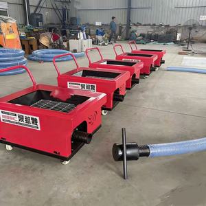 Petite pompe à béton, pompe à mortier pour colonnes, machine d'alimentation pour structures secondaires, convoyeur à vis sans fin pour ciment - Product Image 1