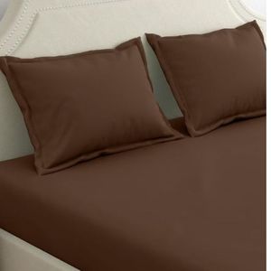 Tùy chỉnh làm mát 100% bông tấm sâu túi kích thước đầy đủ tấm ga trải giường thiết lập - Product Image 6