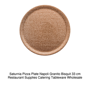 Assiette à pizza Napoli 33 cm Granit Bisquit Saturnia - Product Image 2