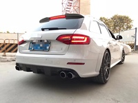 A4 S4 RS4 Allroad B8 B8.5 Travel Version Four Out Diffuseur arrière Diffuseur arrière en fibre de carbone pour Audi A4 RS4 Allroad B8 B8.5