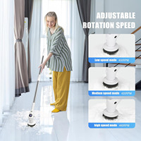 Brosse de nettoyage électrique multifonctionnelle 8-en-1 pour la maison et la salle de bain, idéale pour baignoire, carrelage et sols – Modèle 2025