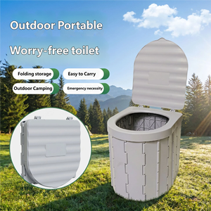 Customizable Portable Folding Camping Toilet, Suitable for Camping, Fishing, Beach & Garden Outdoor Scenarios. - Product Image 4