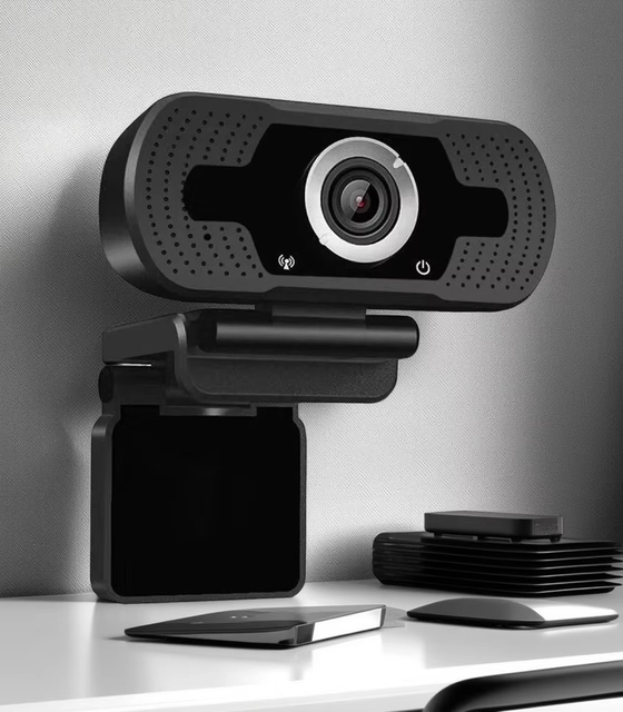 High Definition 1080p Webcam with WiFi Enabled Connectivity for Zoom/Skype/Teams on Laptop/Desktop/Mac OS