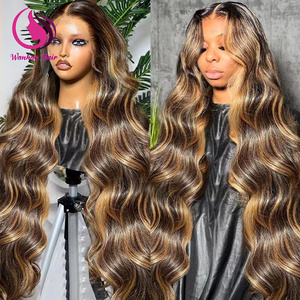 Bán Buôn Nổi Bật Ren Phía Trước Việt Nam Tóc Sang Trọng Tóc Giả Đầy Đủ Phía Trước Ren Tóc Con Người Glueless Tóc Giả Nguyên Trinh Nữ Tóc HD Ren Tóc Giả - Product Image 1