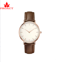 Montres pour hommes, prix bas, nouvelle mode, cuir, minimaliste, mince, quartz, montre-bracelet, étanche, sport, montres de luxe pour homme