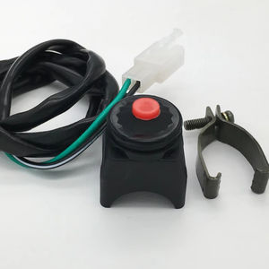 Accessoires pour motos, interrupteur de moto tout-terrain, démarrage, arrêt, klaxon, interrupteur d'alimentation pour phare stroboscopique - Product Image 1
