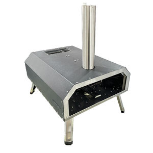 Four à <span class=keywords><strong>pizza</strong></span> au gaz portable moderne de qualité supérieure <span class=keywords><strong>pour</strong></span> une utilisation en extérieur avec <span class=keywords><strong>pierre</strong></span> à <span class=keywords><strong>pizza</strong></span> de 12 pouces, construction en acier inoxydable et chariot - Product Image 1