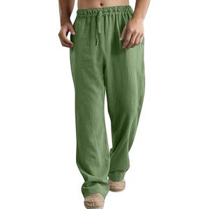 Plus Size Friendly Knitted Plain Dyed Mens Pants Full Cut Comfort Extended Sizing Confident Fit For <b>Lounging</b> Errands Or <b>Light</b> - Product Image 6