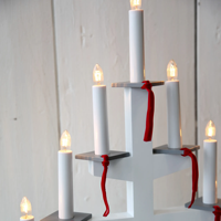E10 C6 23V3W, 34V3W Weihnachtslichtbirnen für Schwedische Kerzenbögen