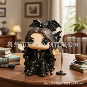 Figura de Anime de Resina, Oz Osborne con Traje de Cuero Negro, con Bate y Micrófono, Juguete Coleccionable de Regalo - Product Image 2