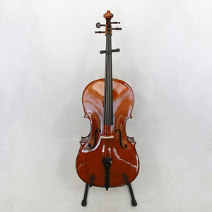 Violonchelo de Alta Calidad con Acabado Brillante, Tapa de Abeto Flameado, Fondo de Arce Flameado y Decoración de Espiral, <span class=keywords><strong>Precio</strong></span> de Fábrica - Product Image 1
