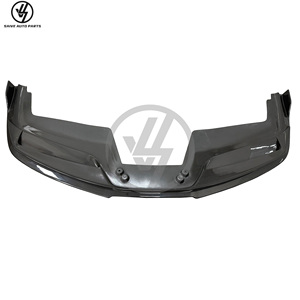 Diffuseur avant en fibre de carbone sèche style Vorstein pour Ferrari 488 GTB Spider 2015-2018, lèvre avant en tissage uni, pièces de carrosserie - Product Image 2
