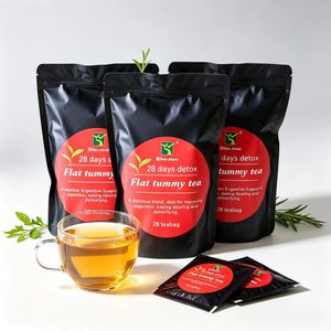 Thé minceur 28 jours, détox beauté, brûle-graisse, ventre plat, thé pour perdre du poids, sans sucre, faible en gras, sachets de thé décaféiné - Product Image 1