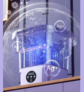 8.5L xách tay mini tự động đồ lót vớ máy giặt với quay máy sấy quay tua bin phía trước tải nhỏ gấp máy giặt - Product Image 2