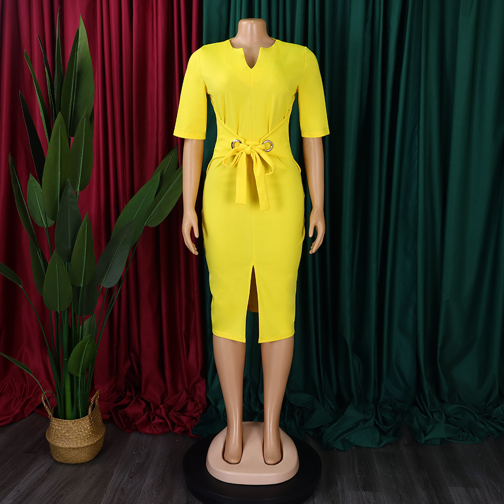 elegant dress for summer Women Elegant Casual Green Sling Print Summer Dress Green / L main image 1