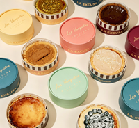 Tube Rond Personnalisé en Carton Écologique de Qualité Alimentaire pour Emballage de Gâteaux, Pâtisseries et Biscuits