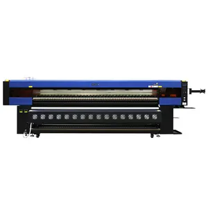 Impresora de inyección de tinta de gran formato Impresora de sublimación de pegatinas de vinilo Impresora solvente ecológica de 3,2 M