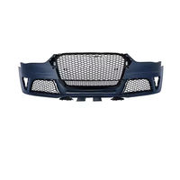 Diskon 20% untuk Kit Bumper Depan Audi A4 S4 B8 RS4 Style 2013 2014 2015 2016 dengan Pengganti Grille Jaring Sarang Lebah Stok AS