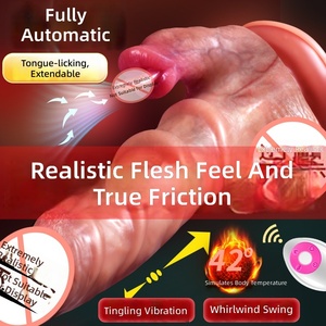 Masturbador Femenino Raptor <span class=keywords><strong>3D</strong></span>, Juguete Sexual Insertable para Adultos, Telescópico, Oscilante, Vibrador, Lengua Grande Realista, Simulación de Pene - Product Image 4