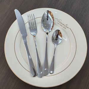 Bán buôn nhỏ moq chất lượng tốt bền 6 miếng thiết lập dao kéo với Túi PVC 6 miếng muỗng đặt giá rẻ 6 miếng muỗng nĩa đặt - Product Image 3