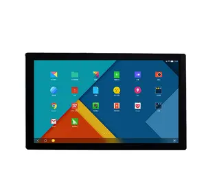 Cadre ouvert 21.5 22 "pouces intégré android tactile tout en un pc industriel tablet 4 + 128G