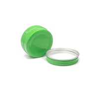 10ml petit pot rond en aluminium vert 10g crème conteneur de stockage boîte en fer blanc