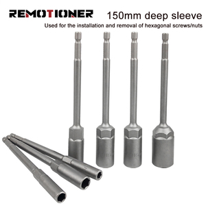 Kéo dài làm sâu sắc thêm hình lục giác Nut điều khiển khoan bit <span class=keywords><strong>Adapter</strong></span> tác động ổ cắm <span class=keywords><strong>adapter</strong></span> cho các công cụ điện - Product Image 4