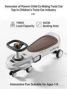 Juguete de Coche de Empuje para Padres e Hijos Unisex, Columpio Happy Baby de Plástico para Niños, <span class=keywords><strong>Cuatro</strong></span> Ruedas, Edades de 0 a 24 <span class=keywords><strong>Meses</strong></span> - Product Image 1