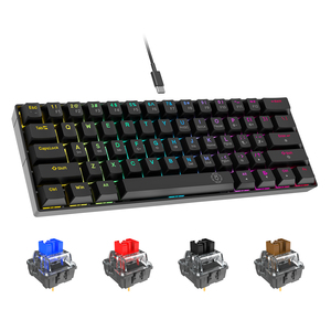 En gros 60 pour cent <span class=keywords><strong>clavier</strong></span> mécanique 60% <span class=keywords><strong>clavier</strong></span> Gamer avec PBT Keycaps Red Switch <span class=keywords><strong>clavier</strong></span> de jeu pour ordinateur portable - Product Image 1
