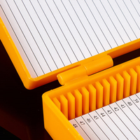 Microscope Slide Storage Box HIPS 12/25/50/100 Slide Capacity Durable Cork Lining Numbered Slots 25*75mm Standard Stackable Hist
