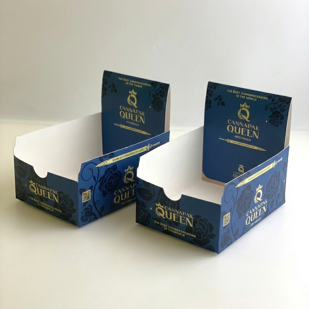 Factory Price Wholesale Paper Box Recyclable Custom Rolling Paper Packaging Display Boxes for Rice Paper Cone Packaging