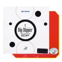 Yinhe Beidou Big Dipper alta viscosidad Anti-pegamento Pimple-In raqueta de tenis de mesa elástica goma 9035 # negro 30-80 BPM esponja